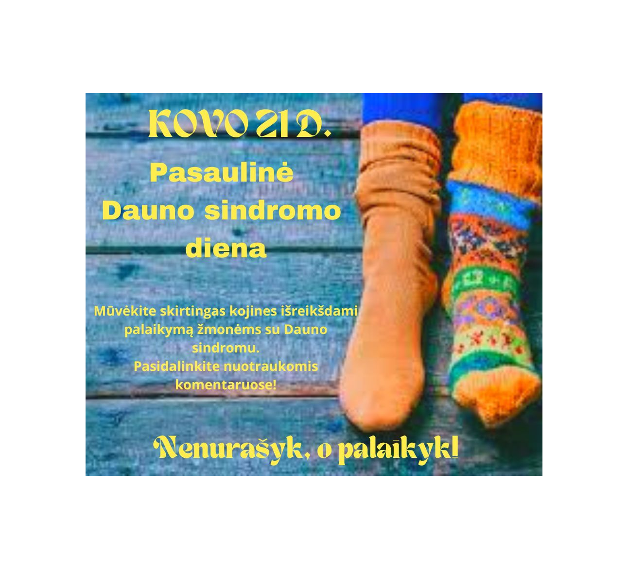 Pasaulinė Dauno sindromo diena