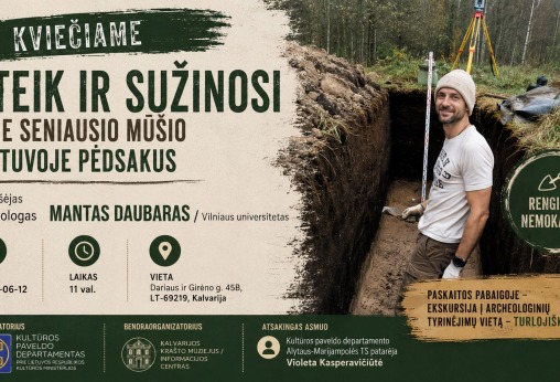  Europos archeologijos dienų renginys