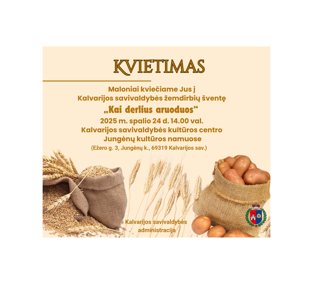 Žemdirbių šventė „Kai derlius aruoduos“ 2025