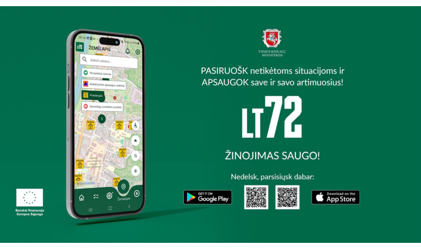 Mobili programėlė LT72