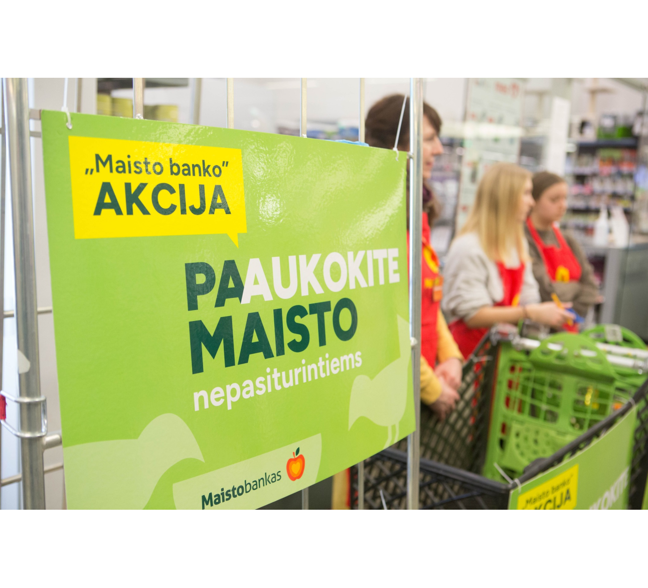 Jau šį penktadienį „Maisto banko“ akcija: daugėja būtiniausių produktų įsigyti negalinčių žmonių, organizacijoms pritrūksta maisto