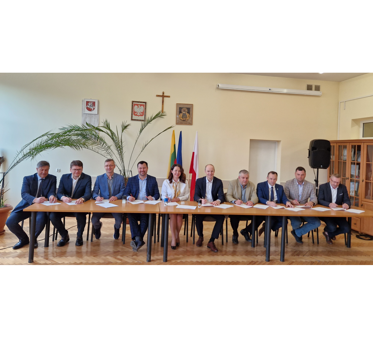 Lenkijos ir Lietuvos tarpvalstybinės funkcinės zonos steigiamasis susitikimas Punske