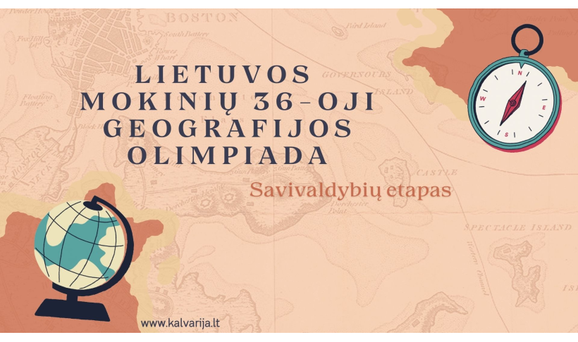 Įvyko Lietuvos mokinių 36-osios geografijos olimpiados savivaldybių etapas