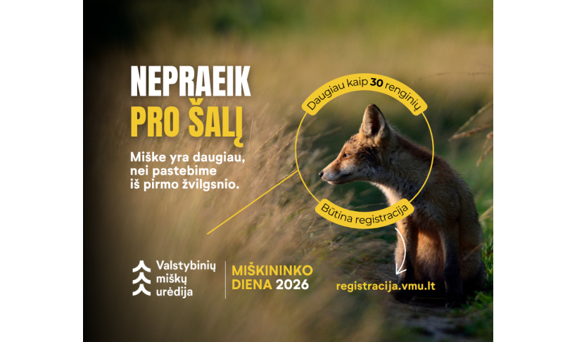 Kviečiame kartu švęsti Miškininko dieną