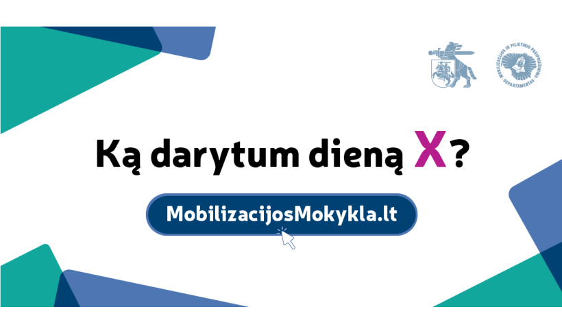 Startavo informacinė-edukacinė platforma „Mobilizacijos mokykla“!