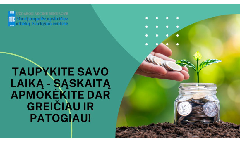 Informacija nepasirinkusiems mokėjimo pranešimo gavimo būdo