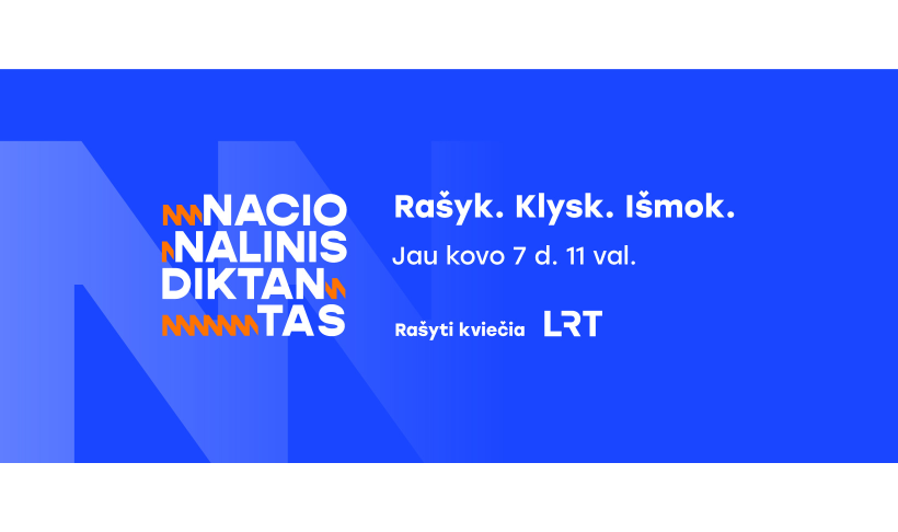 Kviečiame rašyti nacionalinį diktantą