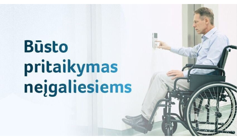 Būsto pritaikymas neįgaliesiems 2023 metais