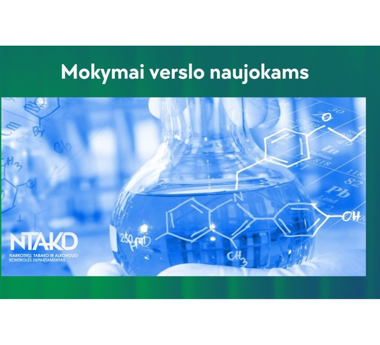 Pranešimas apie mokymus verslo naujokams