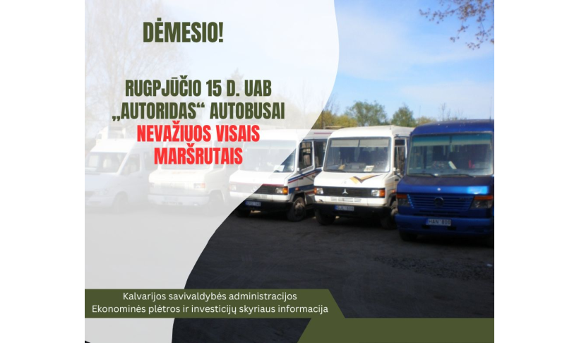 Keleivių dėmesiui