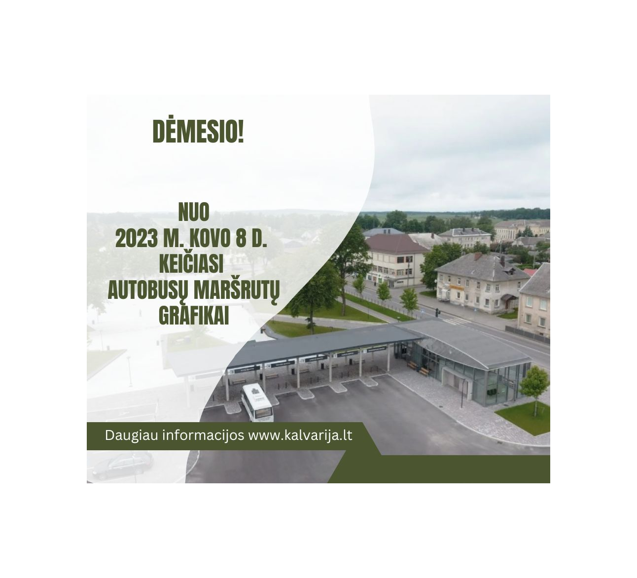 Gyventojų dėmesiui: keičiasi autobusų maršrutų grafikai!