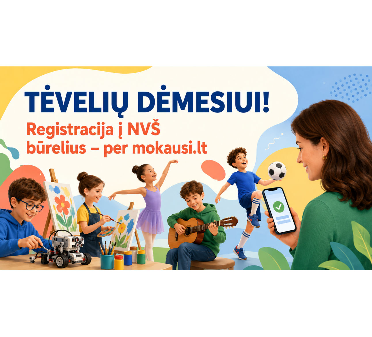 Registracija į NVŠ būrelius jau vyksta!
