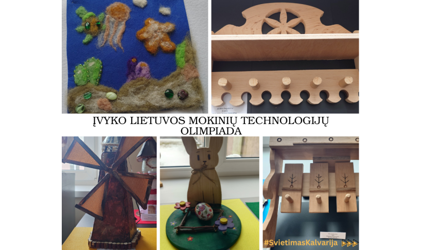 Įvyko Lietuvos mokinių technologijų olimpiada