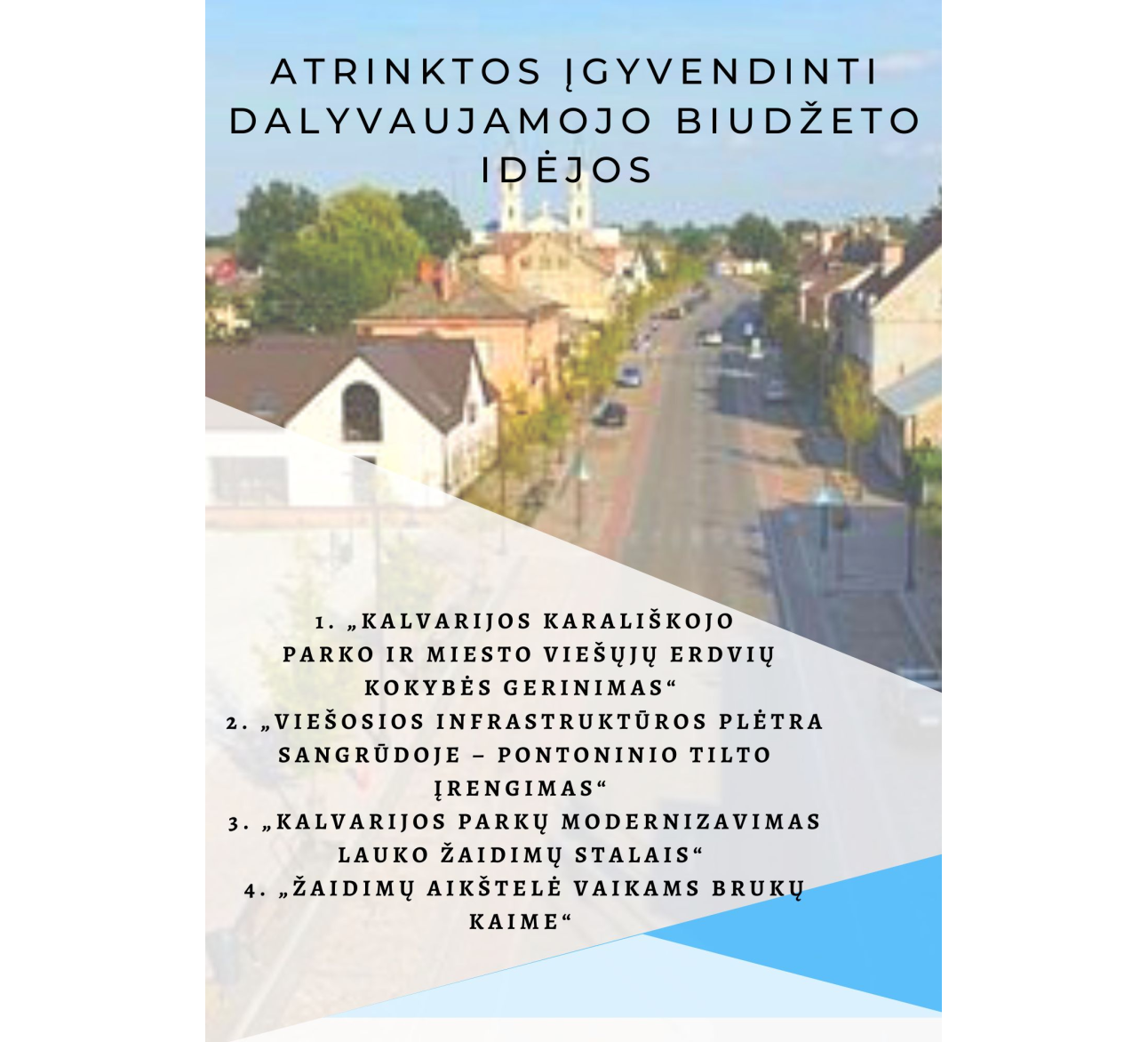 Dalyvaujamasis biudžetas: atrinktos gyventojų idėjos, kurios bus įgyvendinamos 2023 metais