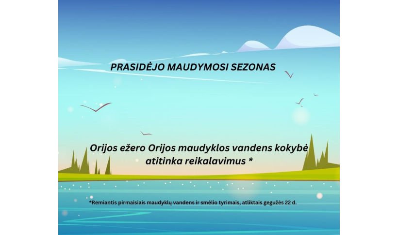 PRASIDĖJO MAUDYMOSI SEZONAS