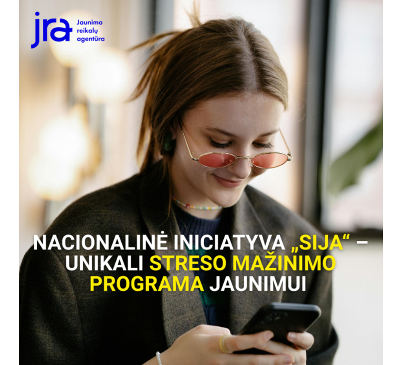 Prasideda nacionalinė iniciatyva „Sija“ – unikali streso mažinimo programa jaunimui.