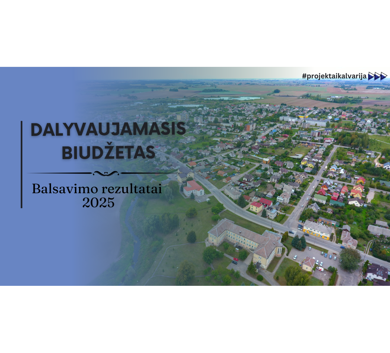 Dalyvaujamojo biudžeto įgyvendinimas Kalvarijos savivaldybėje: balsavimo rezultatai 2025