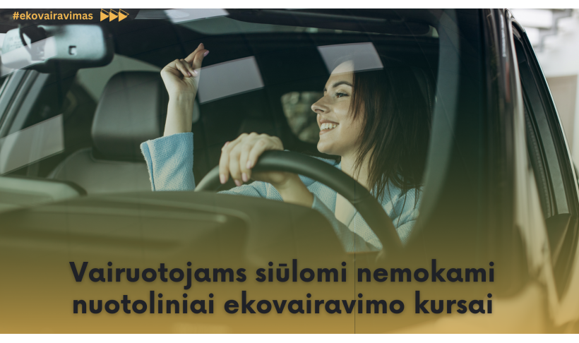Nemokami ekovairavimo kursai vairuotojams