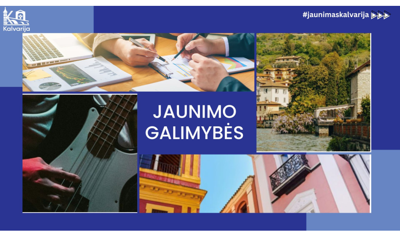 Galimybės jaunimui: jaunimo mainai, savanorystė