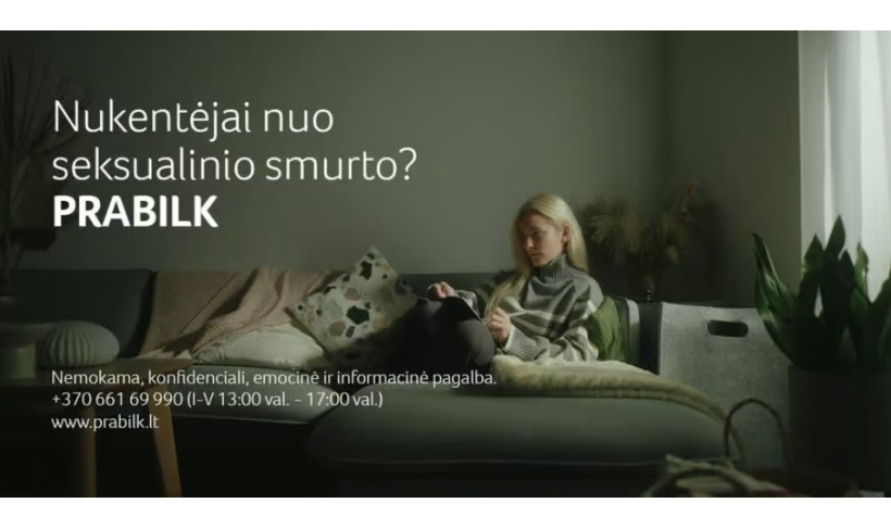 Balandis – seksualinio smurto prevencijos mėnuo: prabilk, gauk pagalbą! - Prabilk