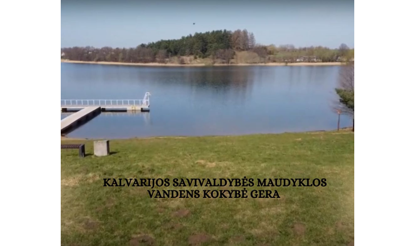 Kalvarijos savivaldybės maudyklos vandens kokybė gera 