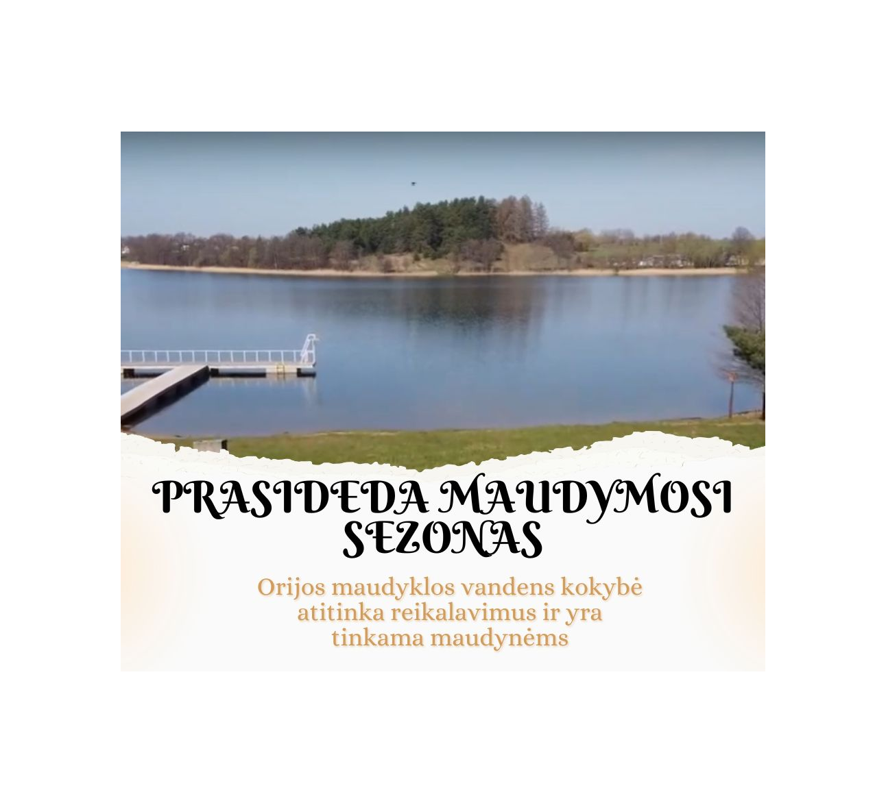 Prasideda maudymosi sezonas