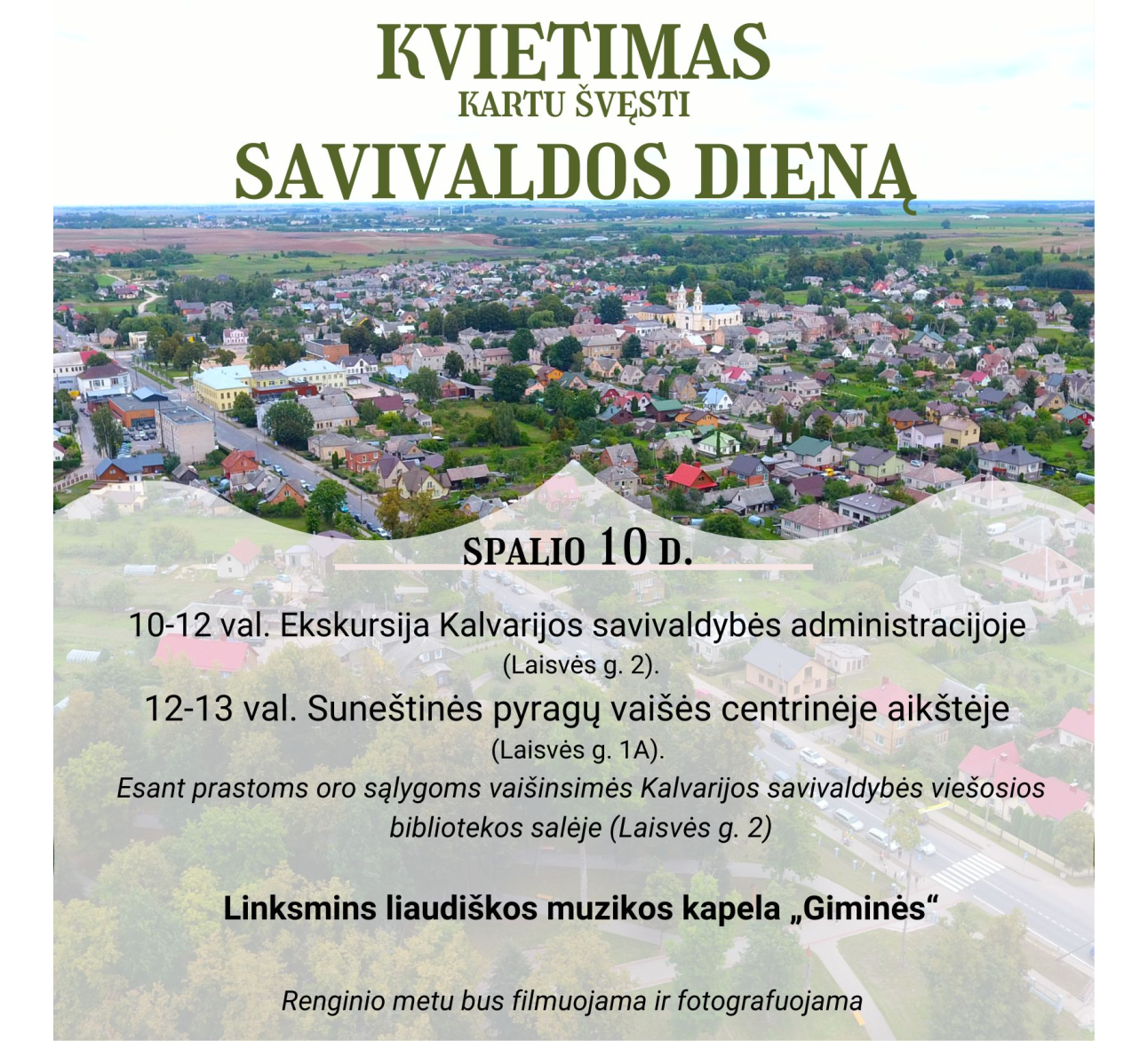 Savivaldos dienos kvietimas
