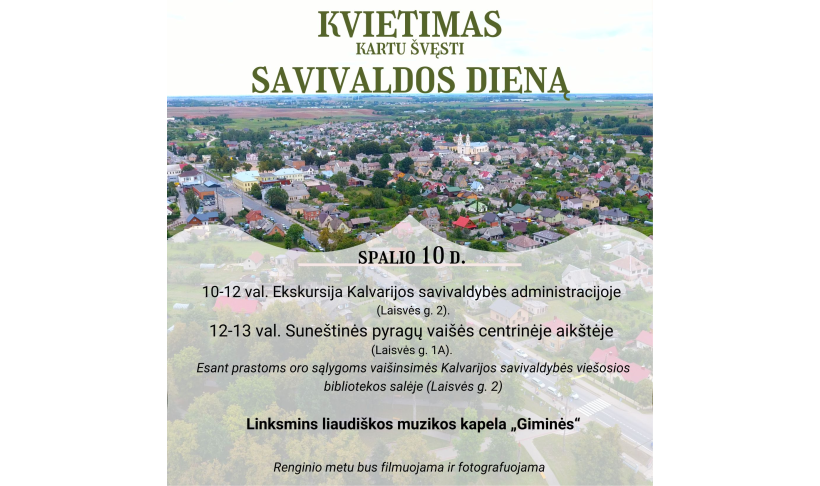 Savivaldos dienos kvietimas
