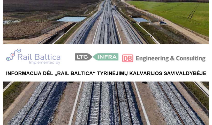 Informacija dėl „Rail Baltica" tyrinėjimų Kalvarijos savivaldybėje