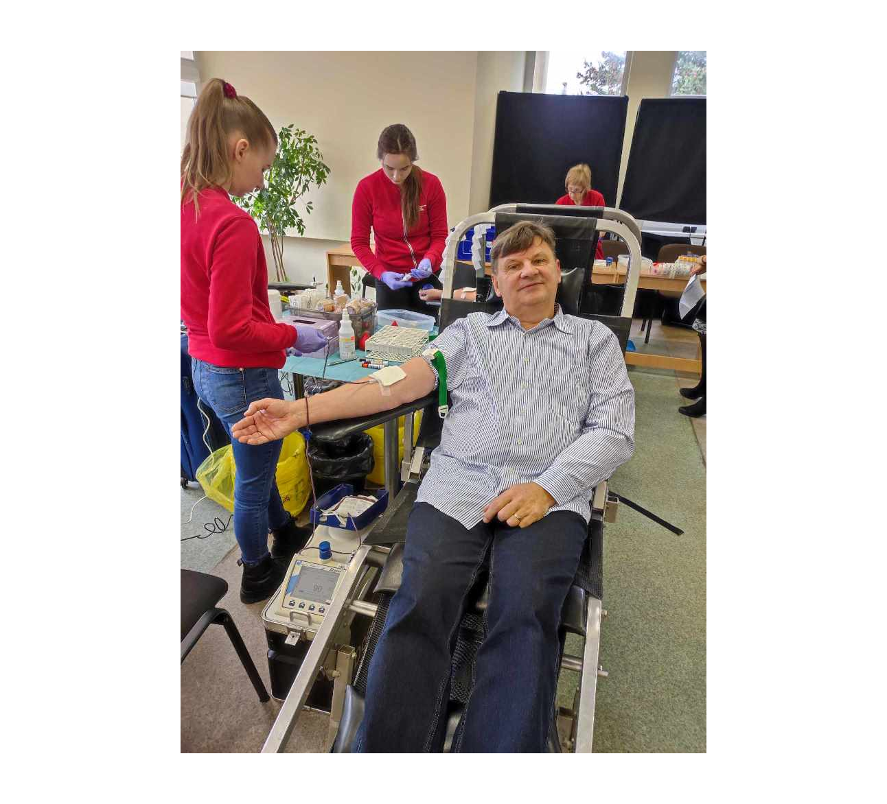 Kalvarijoje vyko kraujo donorystės akcija