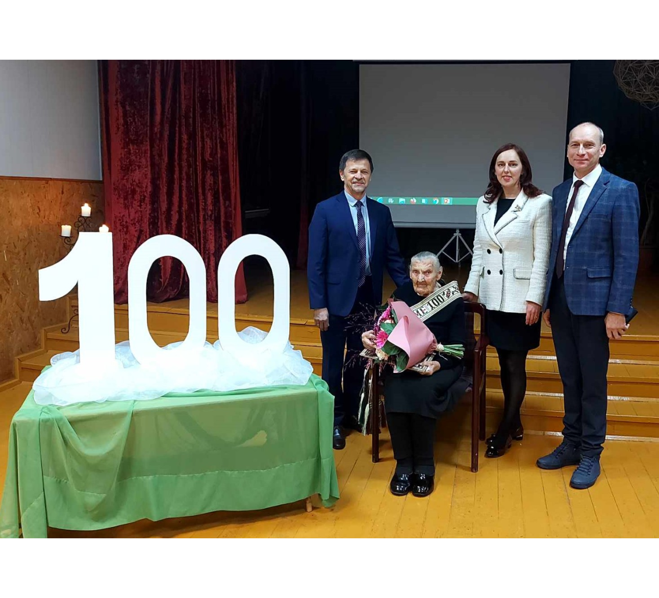 Sveikinimai 100-ojo jubiliejaus proga