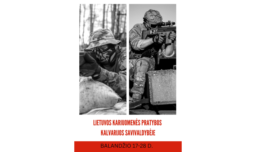 Dėl vietinių gyventojų informavimo apie  vykstančias Lietuvos kariuomenės pratybas