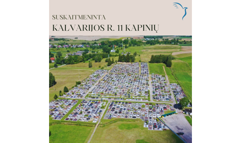 Skaitmenizuota 11 Kalvarijos savivaldybės kapinių