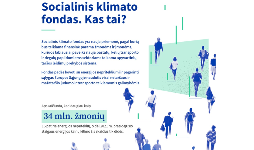 Kviečiame pasinaudoti Socialinio klimato fondo (SKF) teikiama parama