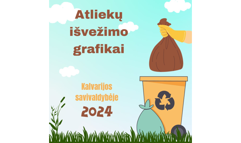 Atliekų išvežimo grafikai 2024