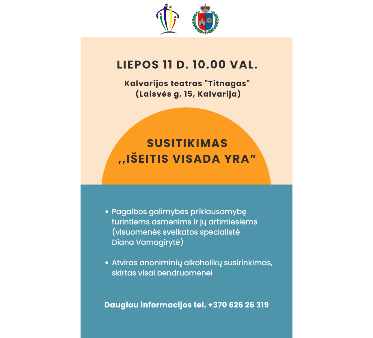 Susitikimas „Išeitis visada yra“