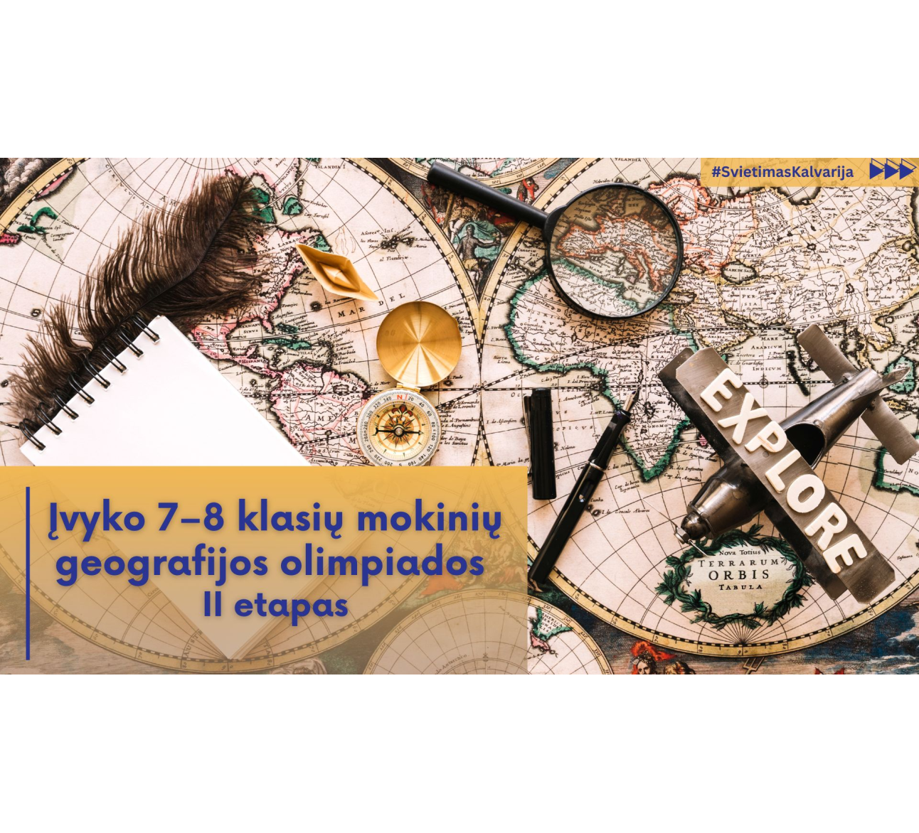 Įvyko 7–8 klasių mokinių geografijos olimpiados II etapas
