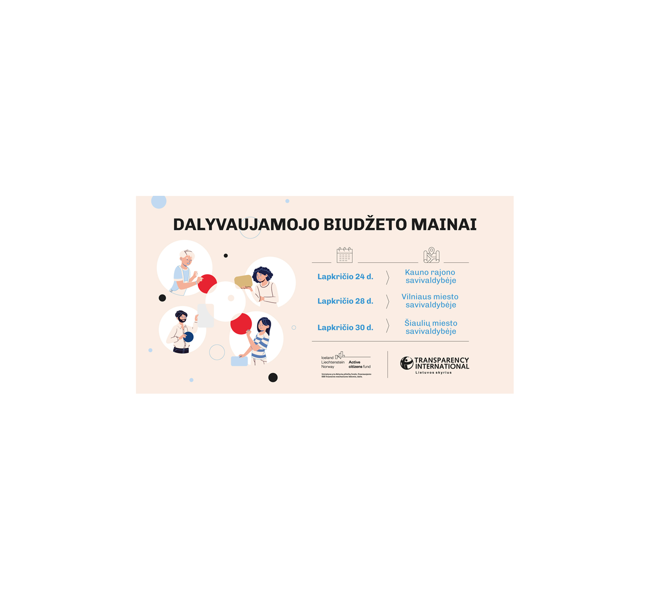 Dalyvaujamojo biudžeto mainai