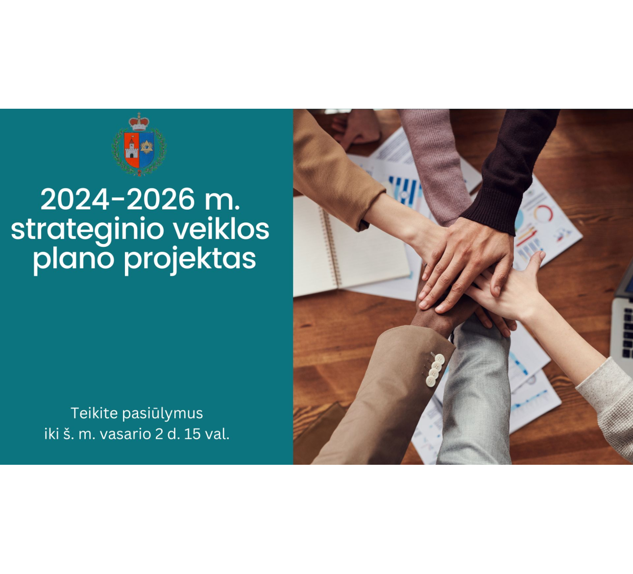 Kviečiame susipažinti su parengtu Kalvarijos savivaldybės 2024-2026 m. strateginio veiklos plano projektu