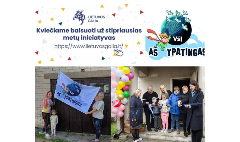 Projekte „Lietuvos galia“ pateikta Kalvarijos VšĮ „Aš ypatingas“ iniciatyva