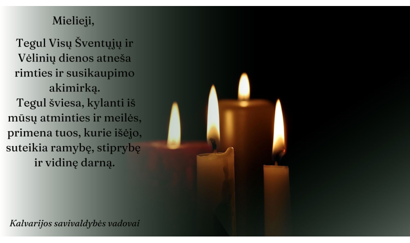 Lapkričio 1-oji - Visų šventųjų diena
