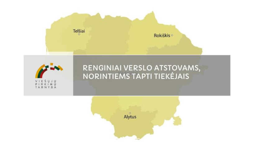 Renginiai verslo atstovams, norintiems tapti tiekėjais