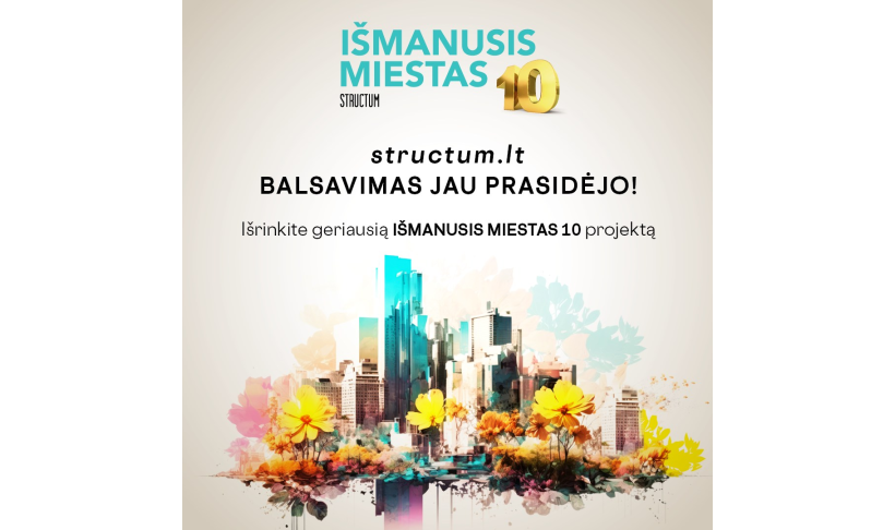 Balsavimas už Kalvarijai sukurtus projektus Structum „Išmanusis miestas 10“ konkurse