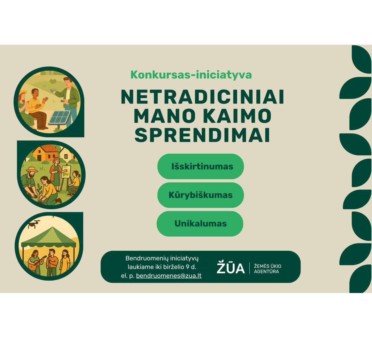 Iniciatyva-konkursas „Netradiciniai mano kaimo sprendimai“