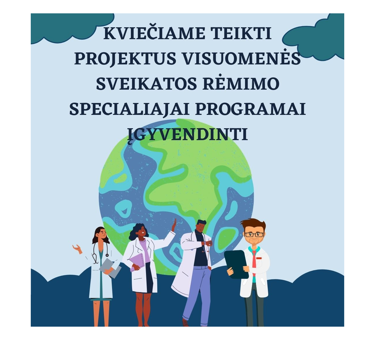 Kviečiame teikti projektus Visuomenės sveikatos rėmimo specialiajai programai įgyvendinti