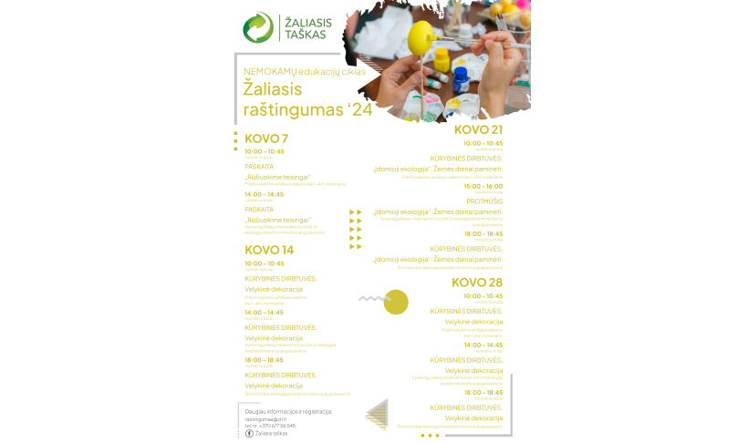 Nemokamos edukacijos Žaliasis raštingumas