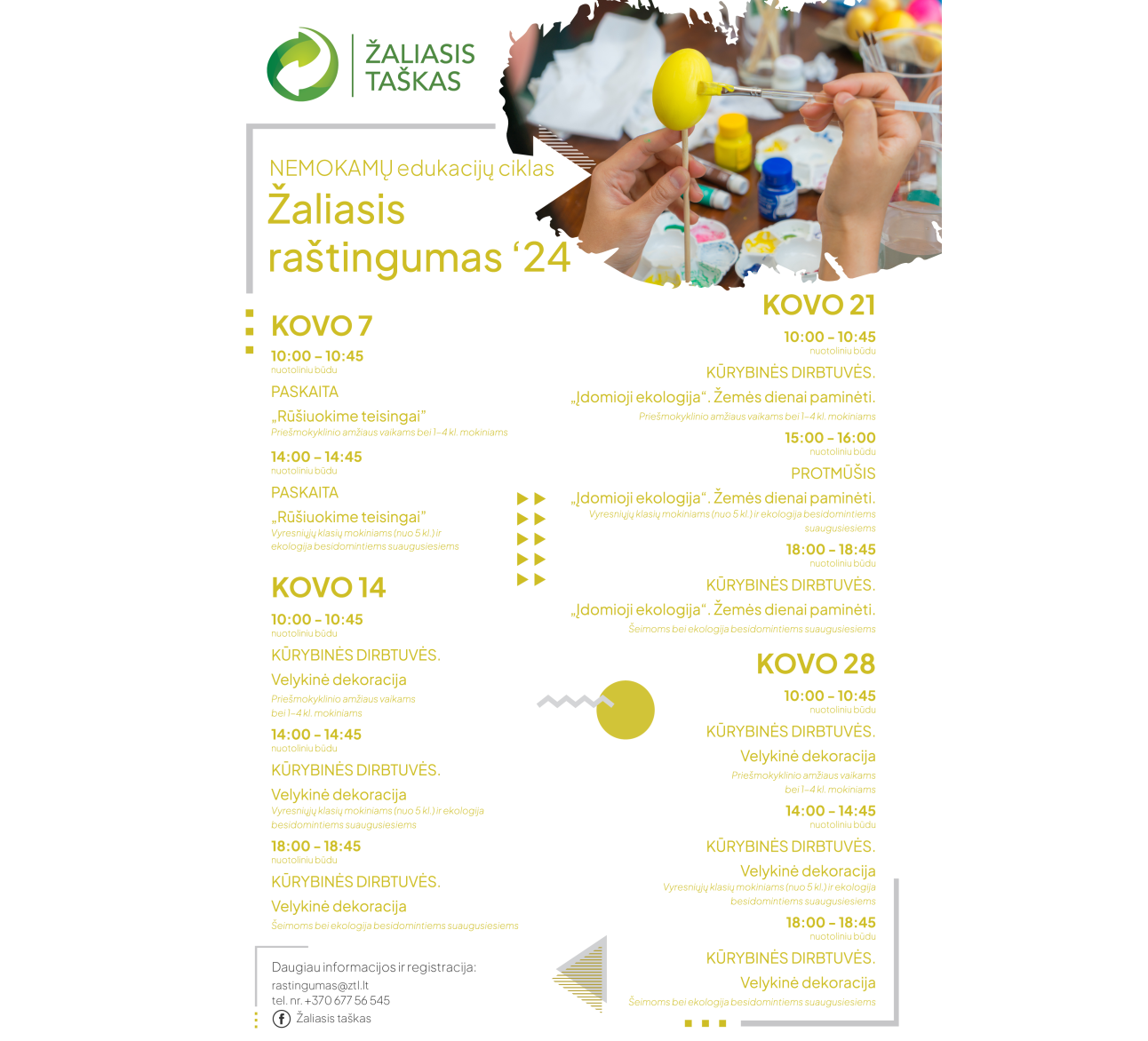 Nemokamos edukacijos Žaliasis raštingumas