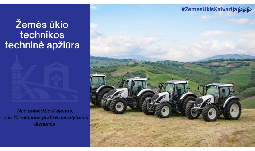 Žemės ūkio technikos techninė apžiūra